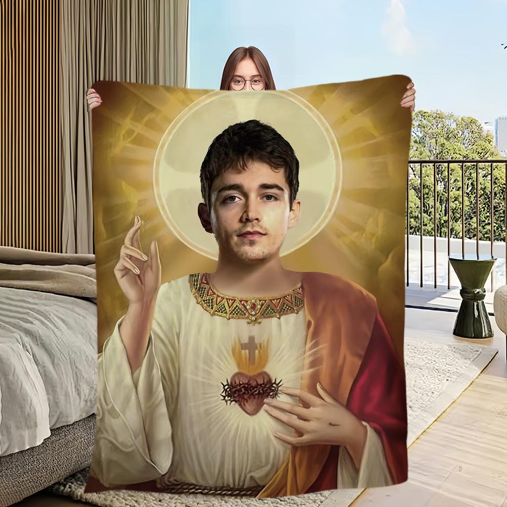 Charles Leclerc God Art Blanket Soft And Comfortable Nap Blanket Suitable For Room Office Bedroom Warm Birthday Home Kid Gift