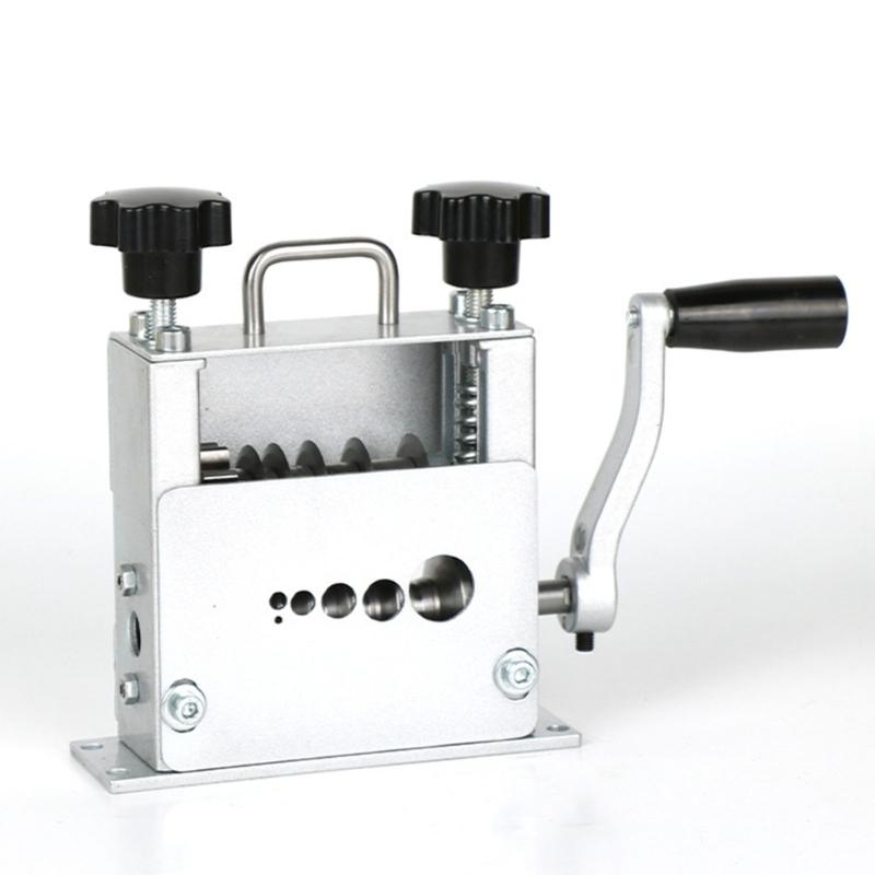 Manual Wire Stripper Machine Drill Power Hand Crank Wire Stripper Tool With 6 Channel and 5 Blade Wire Stripping Tool