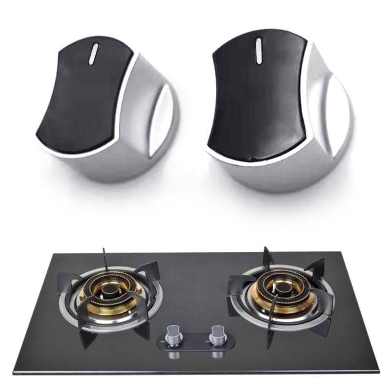 Gas Stove Rotary Switch Top for Burner Control Dial Knob Oven Knob Cooktop Metal Knob Replacement Easy to Install Durabl