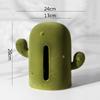 Retro Olive Green Velvet Tissue Box Desktop Ceramic Creative Napkin Paper Box Withdrawable Tissue Boxes Household Tissue Case