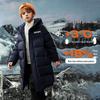ASK JUNIOR Boy's Long Hooded Winter Down Jacket