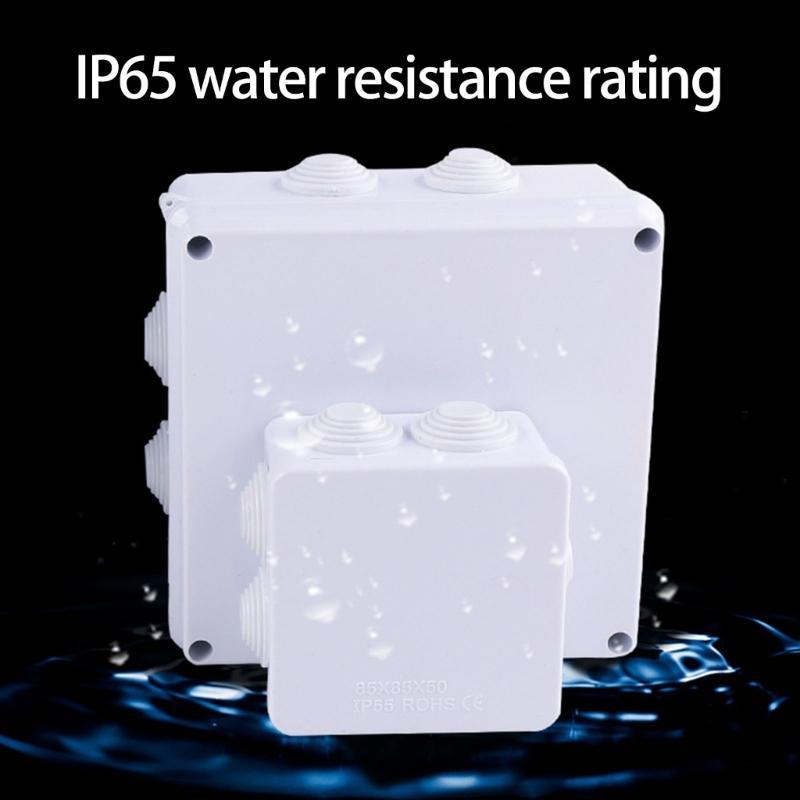 Waterproof Junction Box Electrical Enclosure Outdoor Electrical Connection Box for Outdoor Indoor Cable Protections