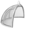Firepit Spark Screen Lid, 40" Diameter, Outdoor Firepit Ring Cover Round Accessories, Fire Pit Metal Cover, Easy-Opening Stainless Steel Fire Ring