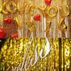 Glitter Streamers Tinsel Curtain Colorful Fringe Backdrop Curtain  Birthday Party