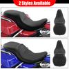 Black Motorcycle Accessories For Harley Touring Electra Glide Classic 1997-2007 Front Driver Rear Passenger Two-Up Seat Cushions