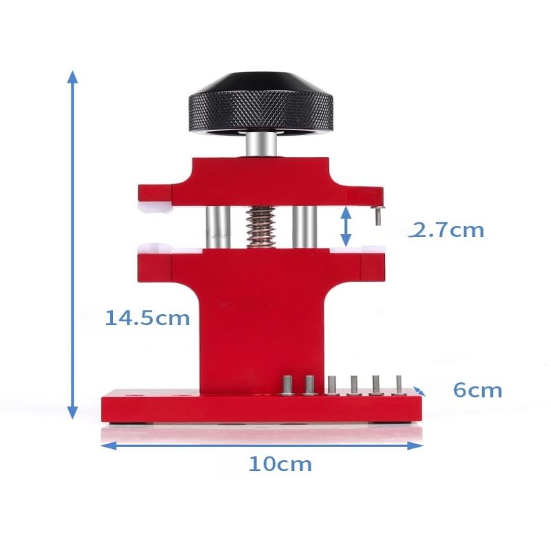 1 Set Watch Friction Tube Repair 7-Pin Push Type Removal Tool Watch Crown Tube Removal Tools Diy Accessories