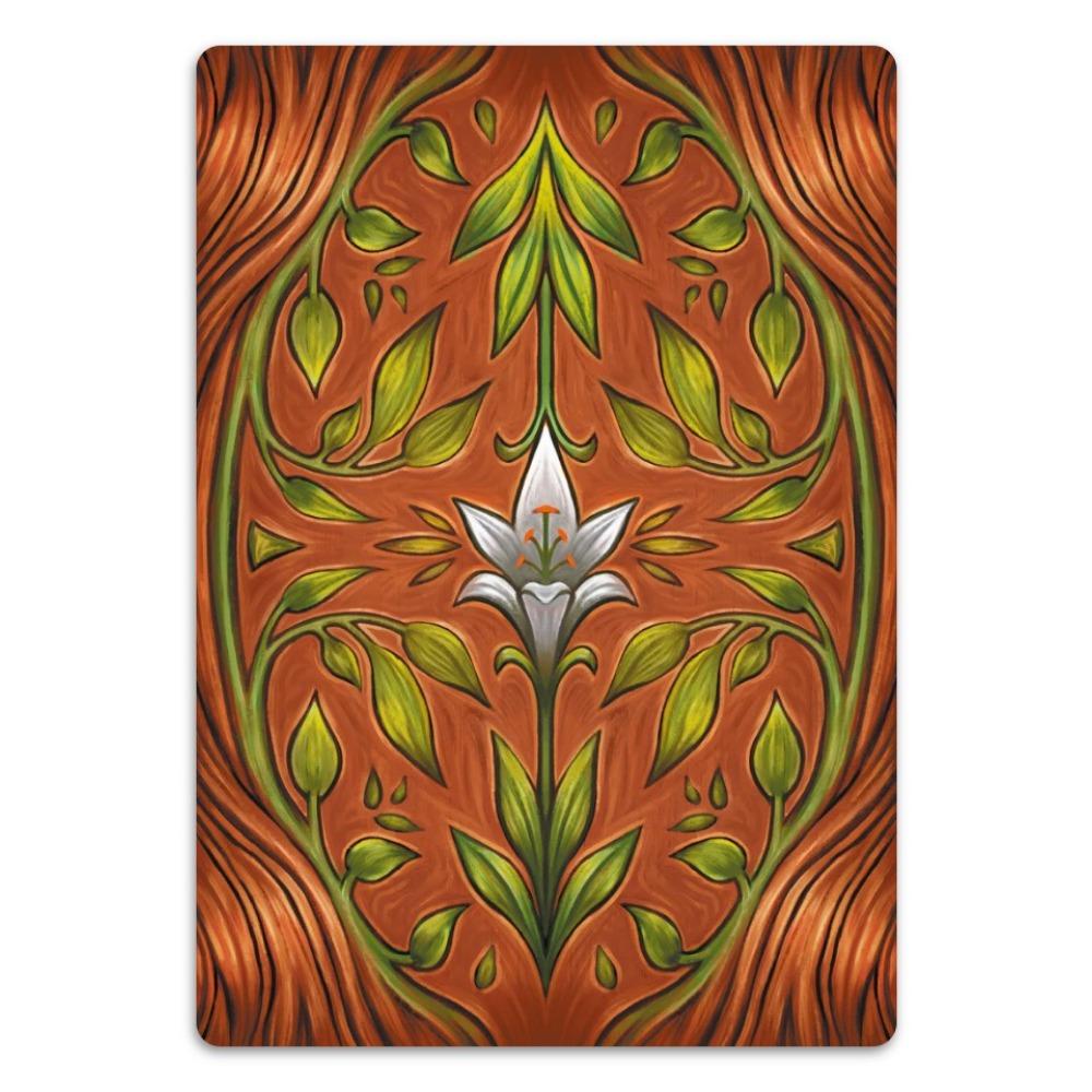 Herbs and Plants Lenormand Oracle Cards 36 Pcs Cards with Vivid Colors and Splendid Symbolism 10.4*7.3cm