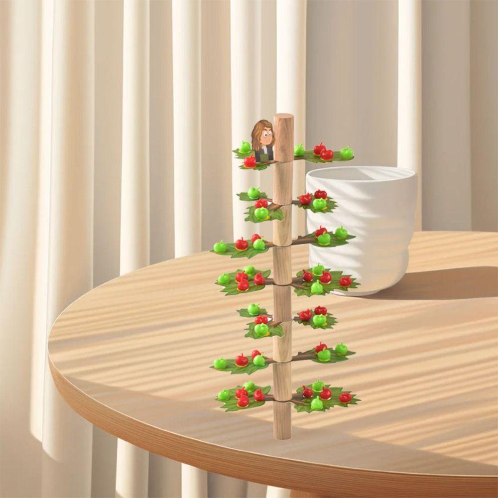 Montessori Sensory Balance Training Toy Wooden Balance Tree Assembled Toys  Children Girls Boys