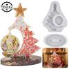 DIY Christmas Tree Photo Frame Making Tools Crystal Resin Epoxy Craft Mold Silicone Handmade Home Decoration