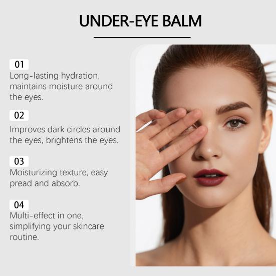 Eye Balm Moisturizing And Refreshing 3-in-1 Stick for Dark Circles Puffiness And Fine Lines 10g Hydrating Lifting Eye Care for Youthful Skin
