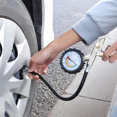 220PSI Car Motorcycle Multifunctional Tire Air Pressure Monitoring Gauge Tester Air Compressor Dial Meter Inflator Pump Tools