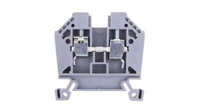 2-Wire Rail Connector 10mm2 Gray Euro 43402