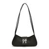 Chic French Bow Design Fashionable Summer Shoulder Bag Trendy Crossbody Purse