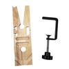 Wood Clamp Set Multifunctional for Woodworking and Crafts Round Edge Provides Stability Lightweight Construction