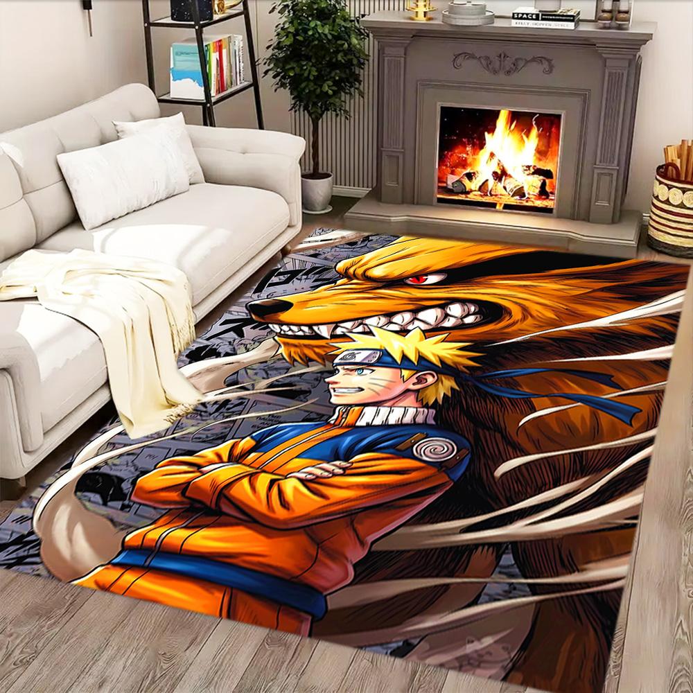 Naruto's Fire Mode for Living Room, Bedroom Rug, Study Room, Hallway Decoration, Perfect for Home Decoration or Holiday Gifts