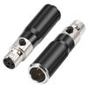 4Pin XLR Female 3Pin MIni XLR Male Converter Instantly Connection Easy to Use For Sound Cards Cameras Microphones