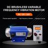 DC Bürstenloser 12V 24V Vibrationsmotor Hochfrequenzumwandlung Miniatur-Vibratormotoren Mit Regler Digitalanzeige