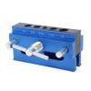 Self Centering Dowel Jig with 6 Bushings Adjustable Width Wood Doweling Drill Guide Block for Woodworking Biscuit