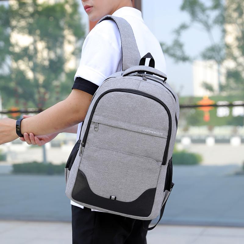 New Large-capacity Computer Backpack, Student Schoolbag, Simple and Fashionable Leisure Travel Backpack