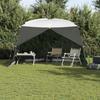 Mosquito Net Tent with Roof Gray 380 x 380 x 225 cm