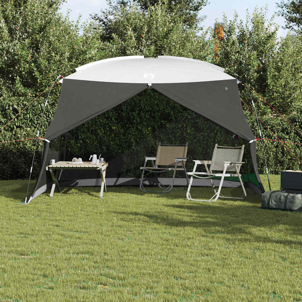 Mosquito Net Tent with Roof Gray 380 x 380 x 225 cm