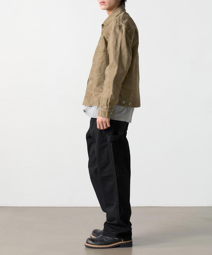DENMADE Den0622 Work Uniform Carpenter Pants (Black)