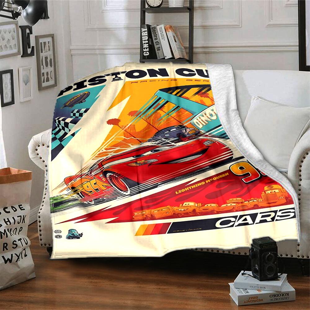 Car Adventure Flannel blanket, soft and warm, suitable for beds and sofas, all seasons, portable travel blanket. 073089