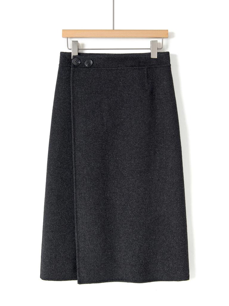 Podzim/Zima 100% Vlna Středně Dlouhá Flanelová Pouzdrová Sukně