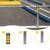 Bollard Visibility Parking Barrier Warning Post for Industrial Ports Storefront