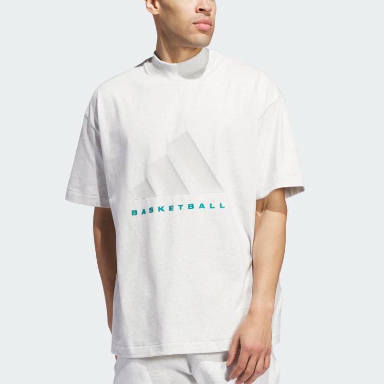 Adidas The 2024 Collection Chapter 03 Basketball Tee Unisex Tops Light-Grey IW5645