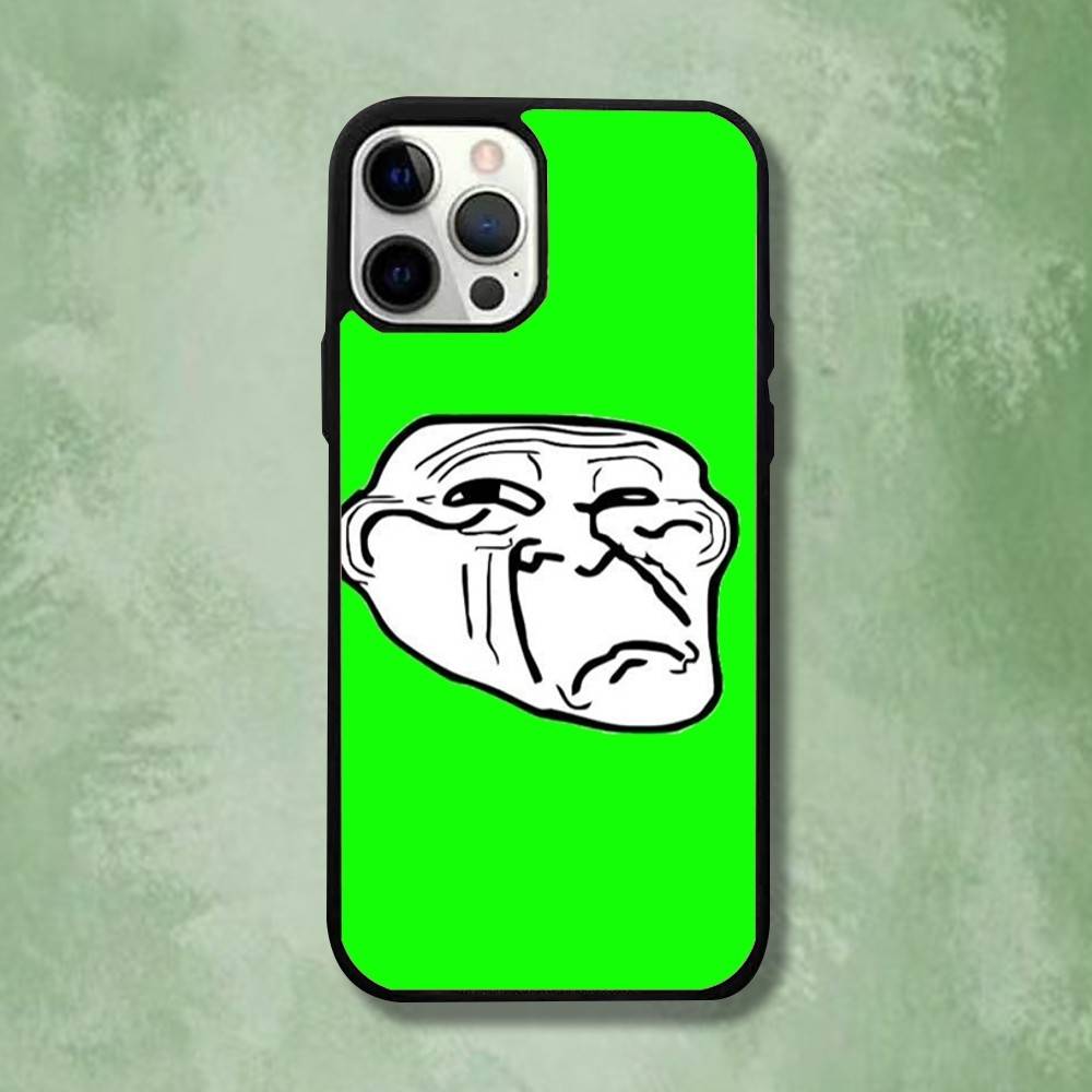 T-Trollfaces Comics Meme Phone Case For iPhone 16,15,14,13,12,11,Pro,Max,Plus,Mini,SE4,E Magnetic Magsafe Wireless Charging