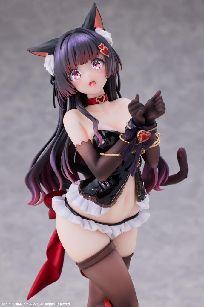 original illustration up cat Standard version scale PVC ABS painted finished figure Fernemo's "Tied Rufuna-chan" 1/7 &