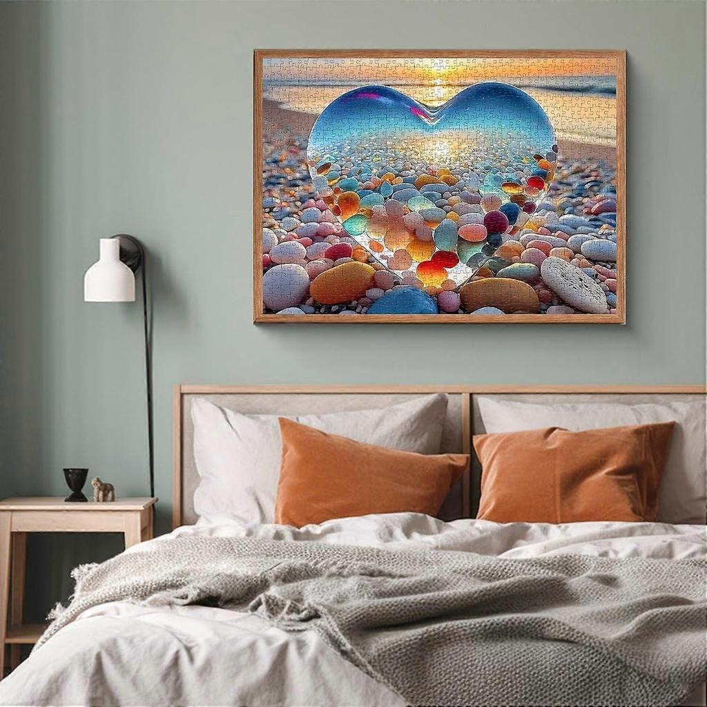 Jigsaw Puzzles for Adults 1000 Love, 1000 Piece Jigsaw Puzzles for Adults Educational Game Decompression Dust-free Jigsaw Puzzle, Suitable for Wall De