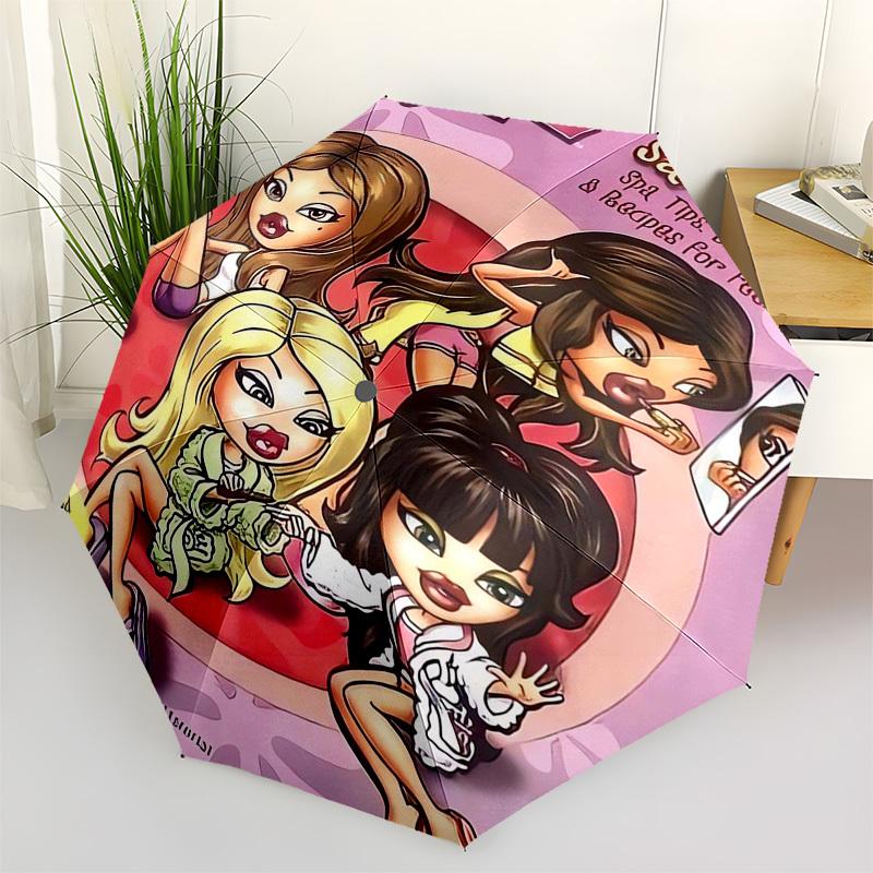 

Salon N Spa Beauty Themed Automatic Opening and Closing Umbrella, Compact Travel Umbrella, Lightweight and Portable, Suitable for Beach Co