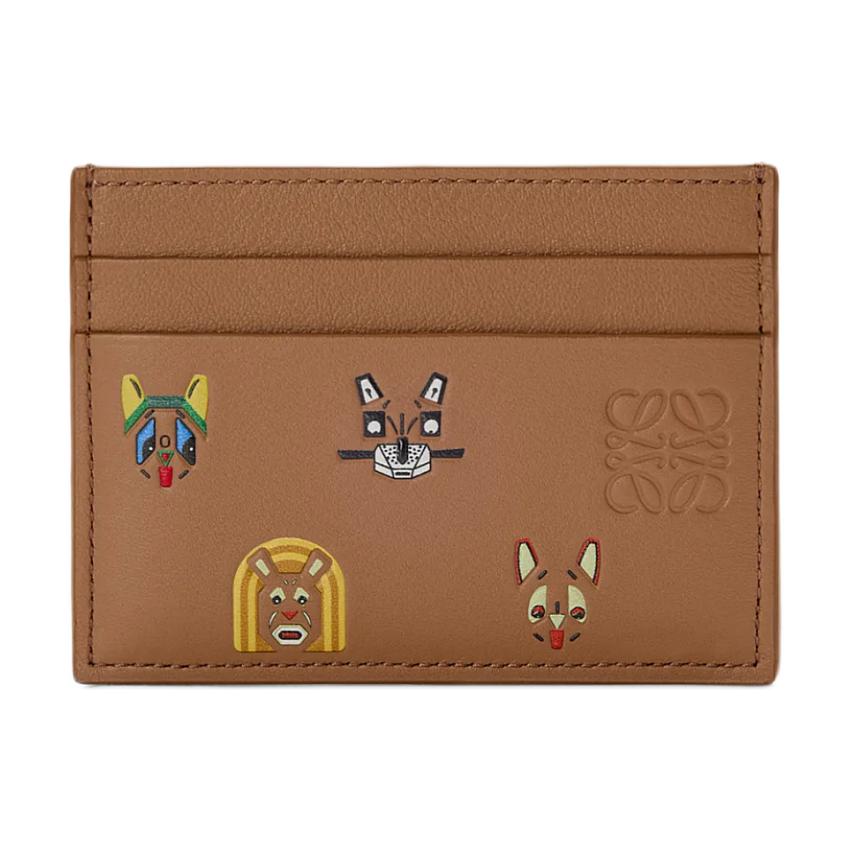 

Loewe Anagram Cats Ceramic Vase Series 3D Effect Cat Print Leather Card Holder Unisex Accessories Mocha C643322X47-9579 Gift Set(Basic Set+Box+Shopping Bag)