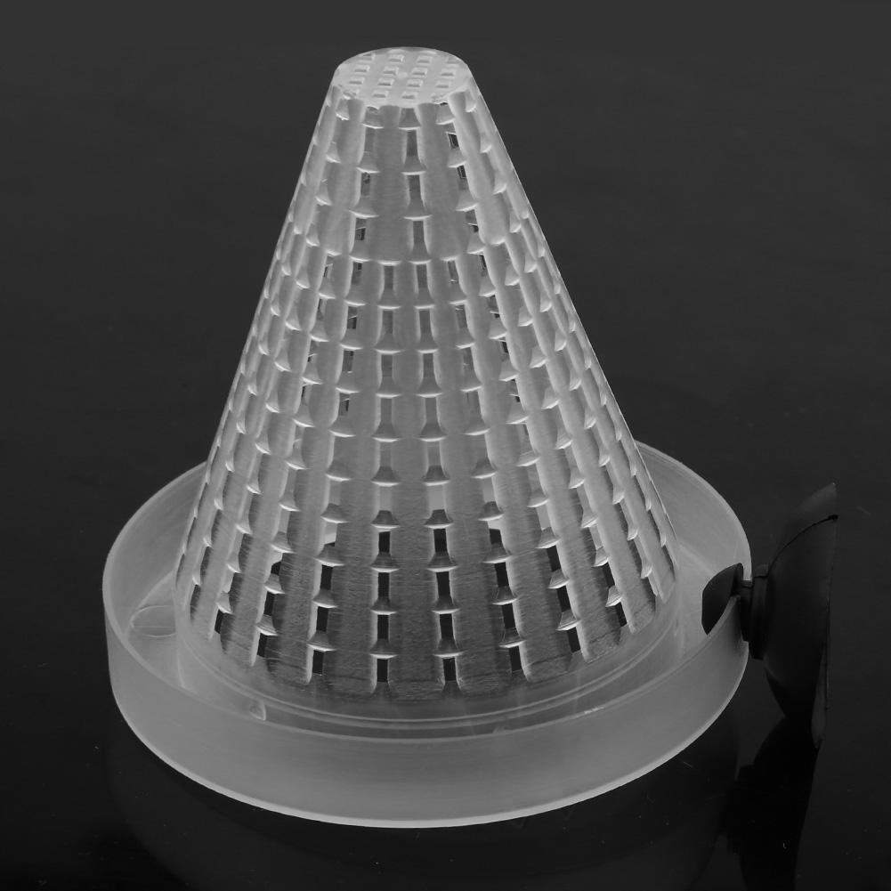 20 Stück Beutel Fisch Lebendfutter Rote Mückenlarven Fütterung Aquarium Becken Kegelfutterspender mit Saugnäpfen