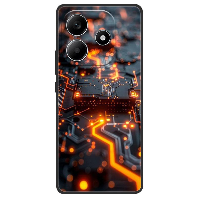 For Redmi Note 14 4G 5G Case Soft TPU Silicone Back Cover for Xiaomi Remi Note 14 5G Global Version Phone Cases Luxury Shell Bag