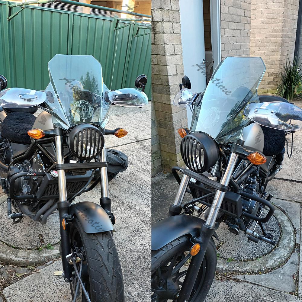 Motorcycle Windscreen Windshield Universal For HONDA REBEL CMX 300 500 1100 CMX300 CMX500 CMX 1100 2017- 2021 2022 2025 2024