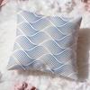 Stripes intersecting Cushion Cover Premium Comfort Reversible Pillow Cove Two in One Design for Any Room  Car Interior