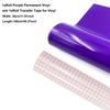 Set, Multicolor, Permanent Adhesive Vinyl Roll, 1 Pack. Transfer Film Easy To Use, Suitable for Party Decorations, Stickers, Car Decals.