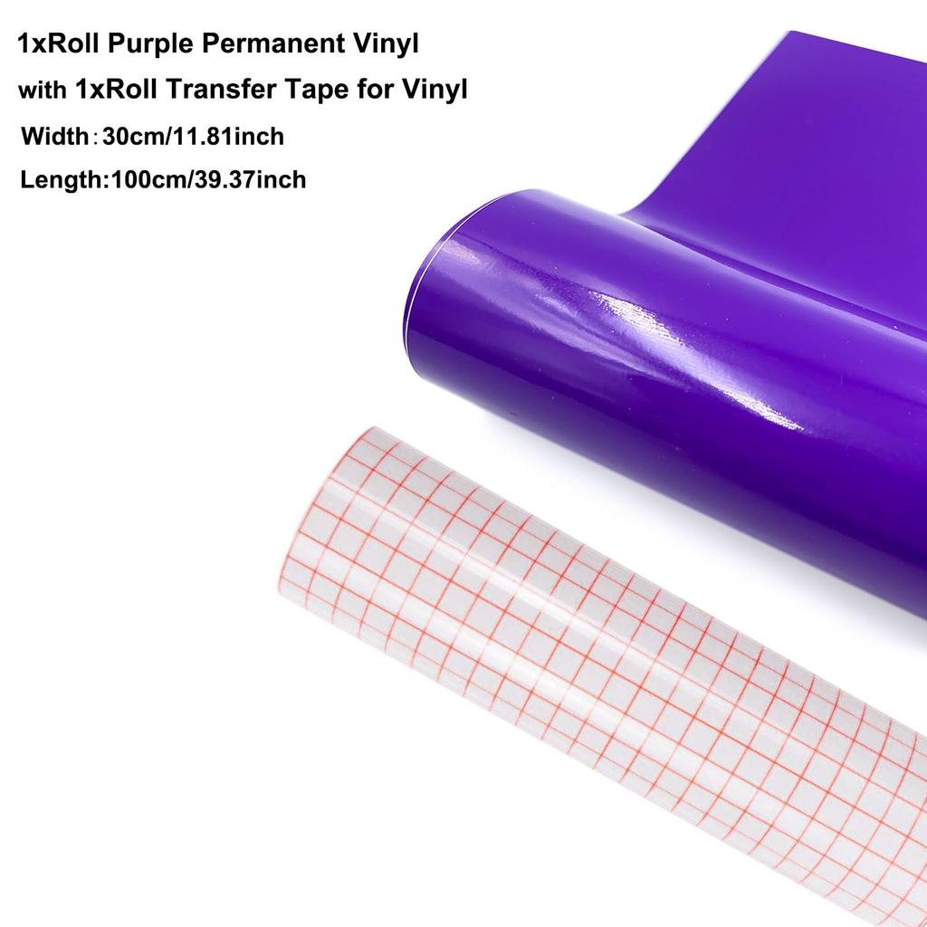 Set, Multicolor, Permanent Adhesive Vinyl Roll, 1 Pack. Transfer Film Easy To Use, Suitable for Party Decorations, Stickers, Car Decals.
