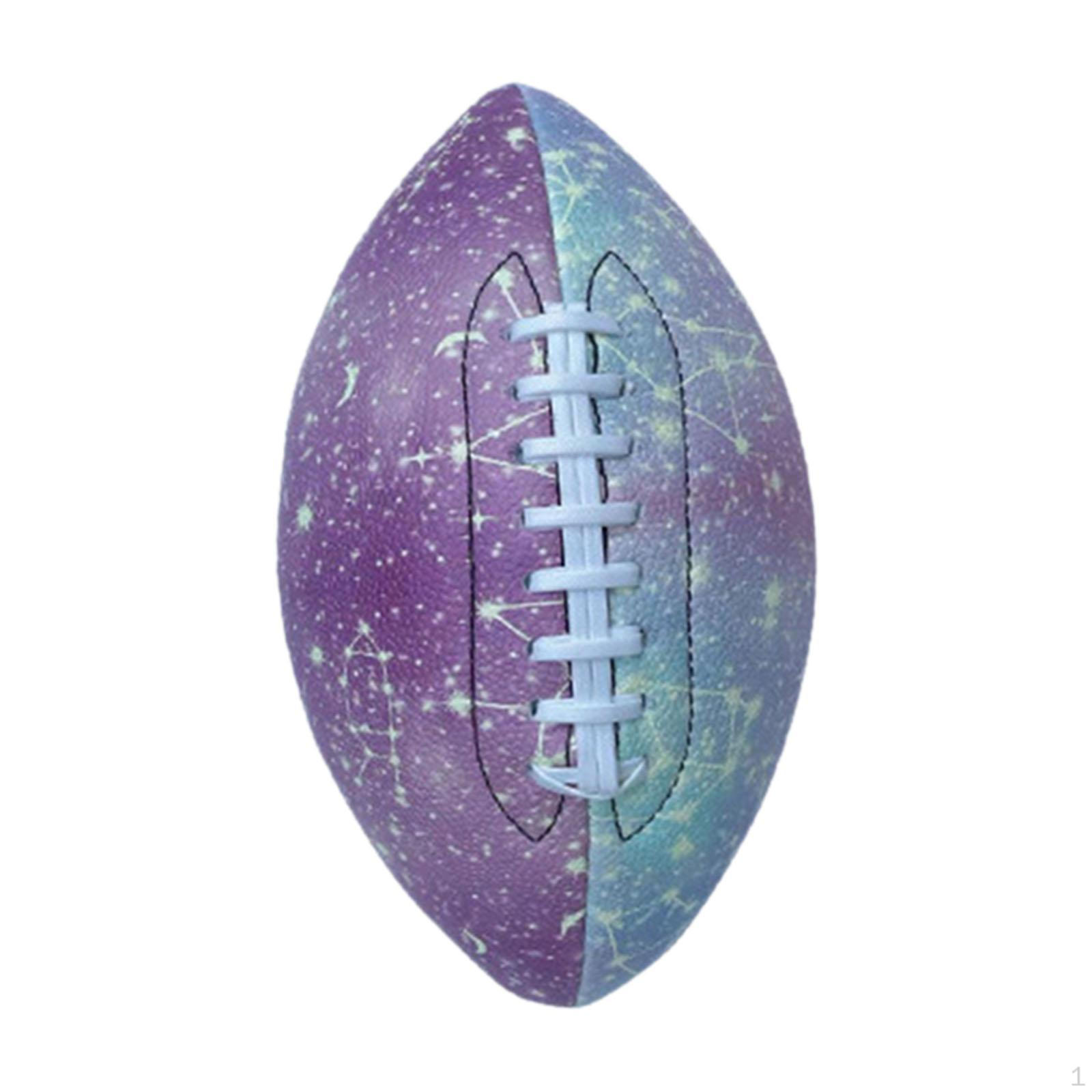 

Мяч для американского футбола светящийся в темноте регби размер 9 профессиональный тренировочный вода Purple