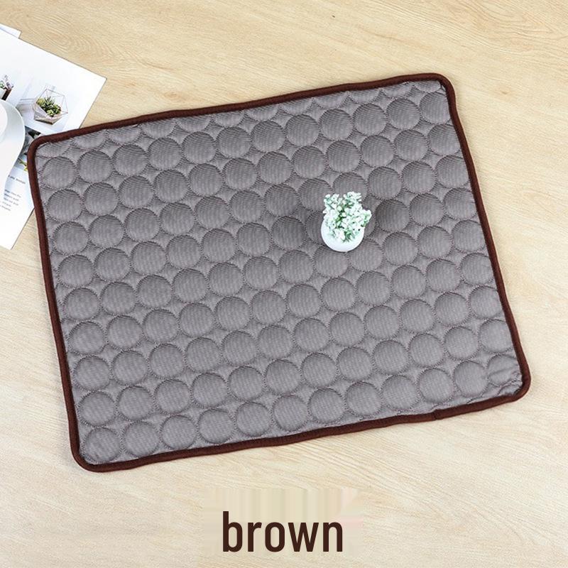 Ice Silk Cooling Mat: Breathable Summer Pet Mat for Dogs & Cats
