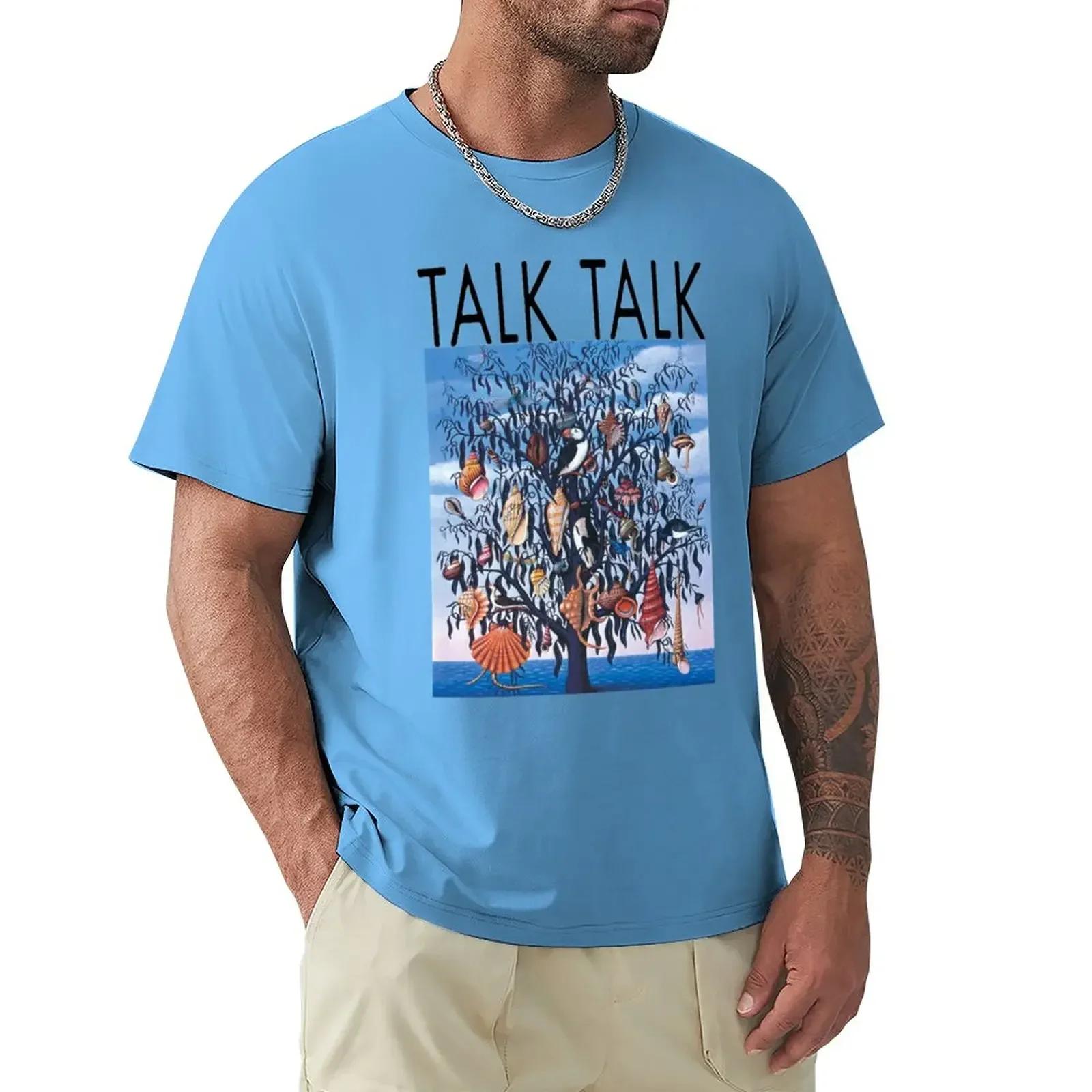 Тяжелый вес Топы Быстросохнущая Дизайнерская футболка Мужчины Talk Talk Дух Эдема Футболка Мужская одежда Харадзюку Оверсайз 2XL