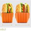 4pcs Silicone Hamburger Holders Retractable Burger Clip Sandwich Hamburger Fixed Box Pancake Holders Kitchen Specialty Tools