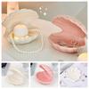 Ceramic Whiteware Shell Display Organizer Pink Porcelain Jewelry Tray  Jewelry Display
