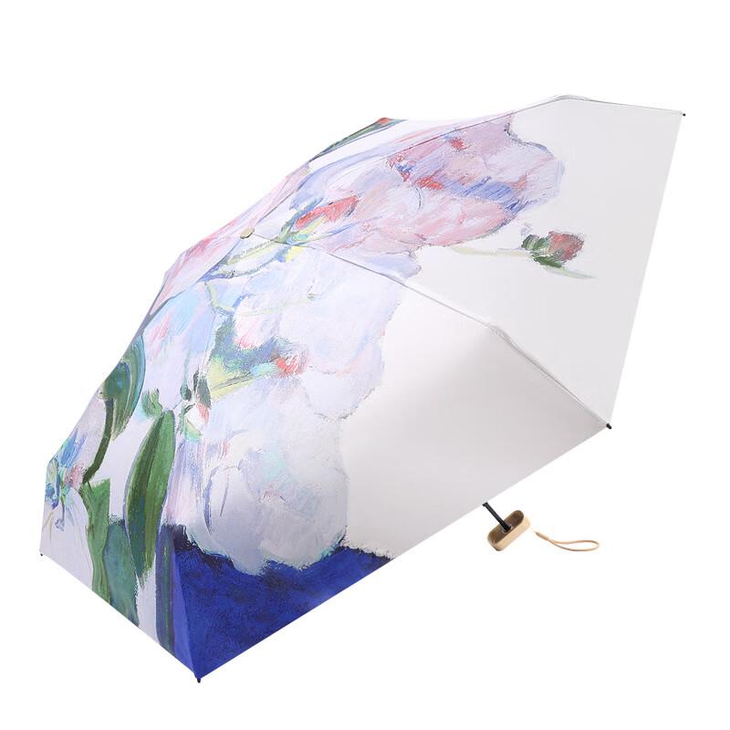 Nanjiao Creative Oil Painting Sunscreen Folding Umbrella
