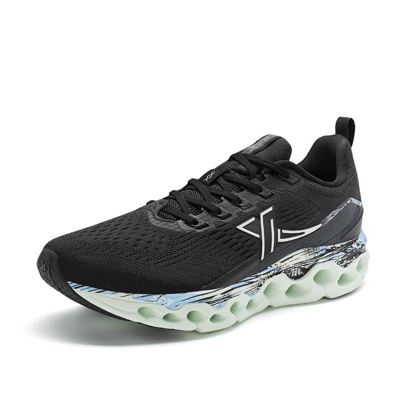 Xtep Shock Absorbing Rotation 11 Casual Comfortable Versatile Lightweight Low Top Running Shoes Women sneaker Black 976218110015-3
