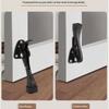 Kick Down Door Stopper Easy Pedal Long Lasting Use 1 Set Anti Rust Hardware Floor Holder for Home Office Hotel Apartment
