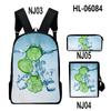 Lusso Novità Particolare Fresco limone Stampa 3D 3pz/Set alunno Zaini Scolastici Zaino Daypack per Laptop Borsa a tracolla inclinata Astuccio
